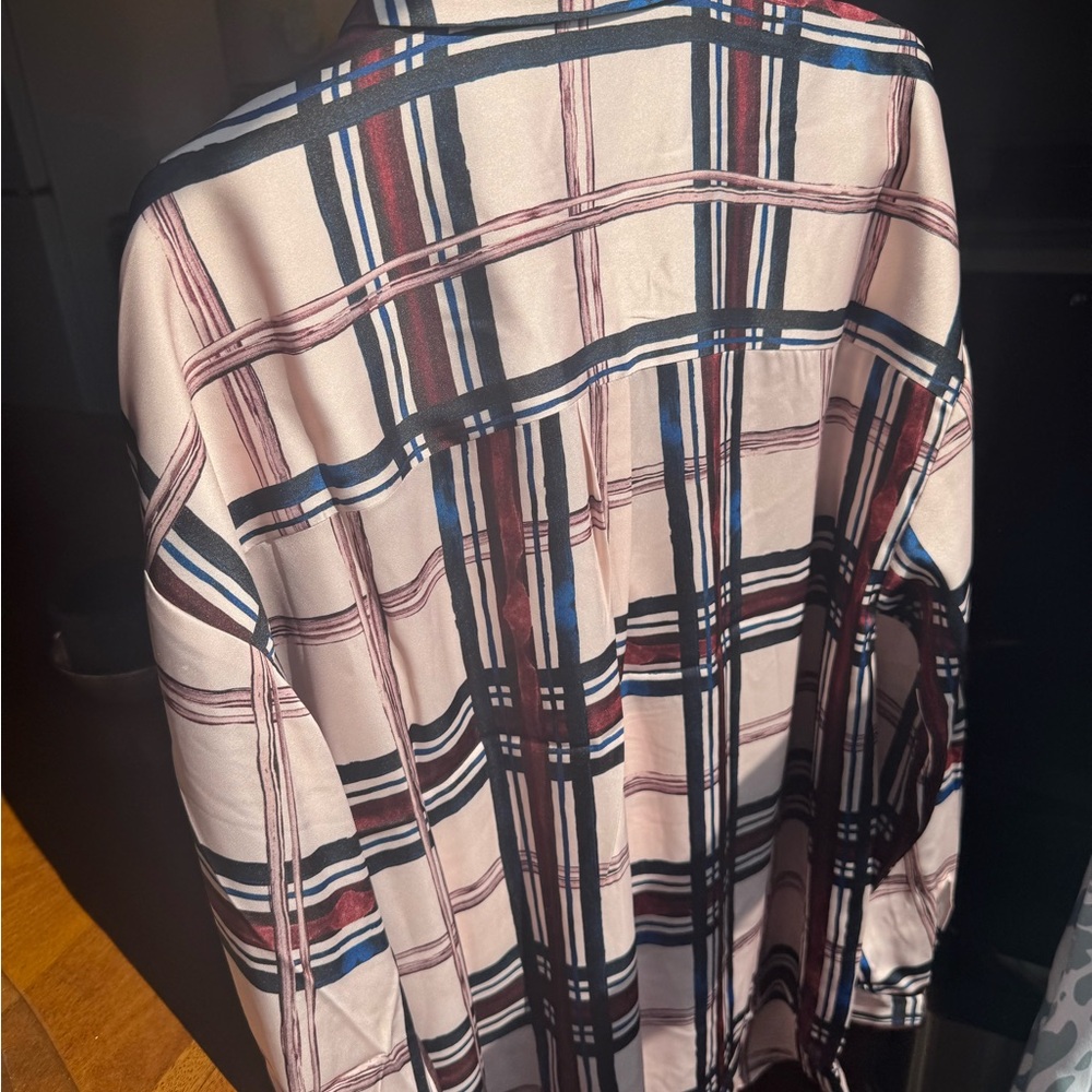 Favorite Daughter - The Smooth Ex-Boyfriend Shirt | Sangria Blush Plaid - Picture 11 of 11